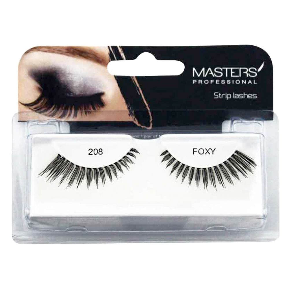 Masters Professional - Foxy 208 Strip Lashes - Black