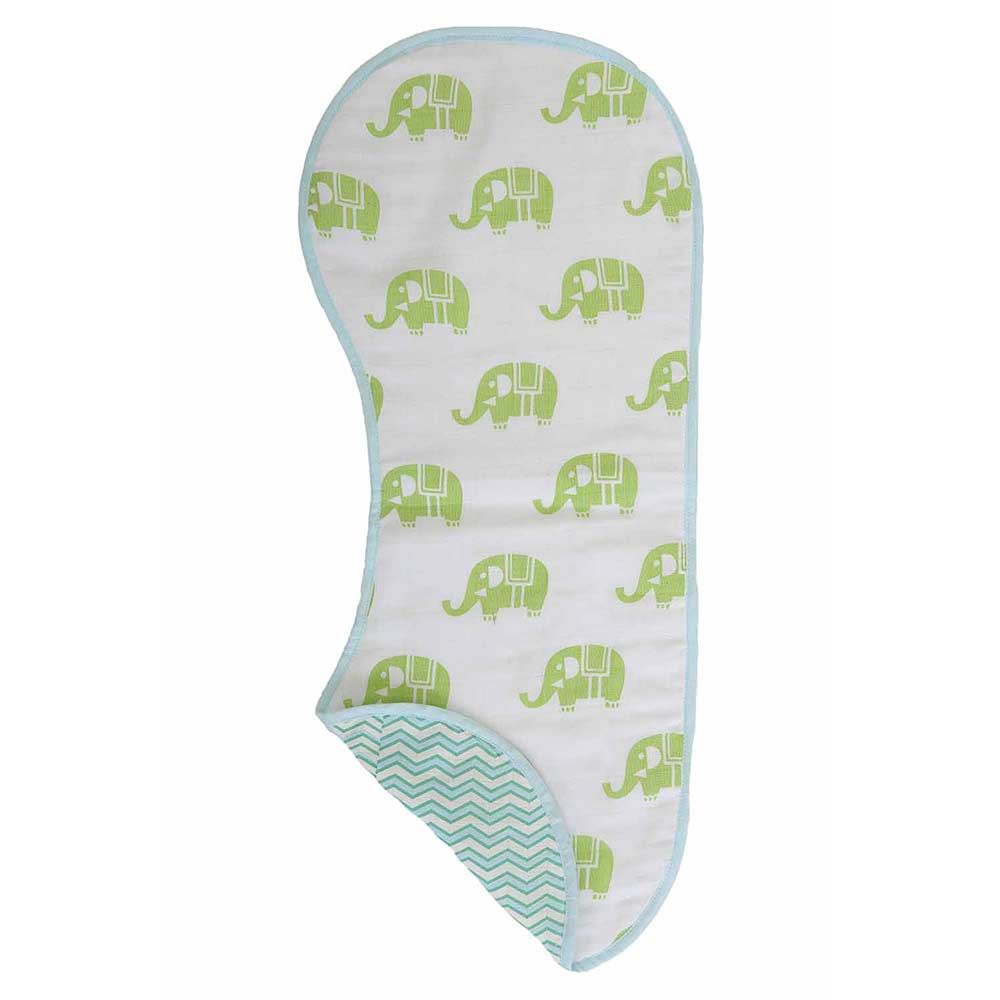 Mi Dulce An'ya - Reversible Burp Cloth - Blue