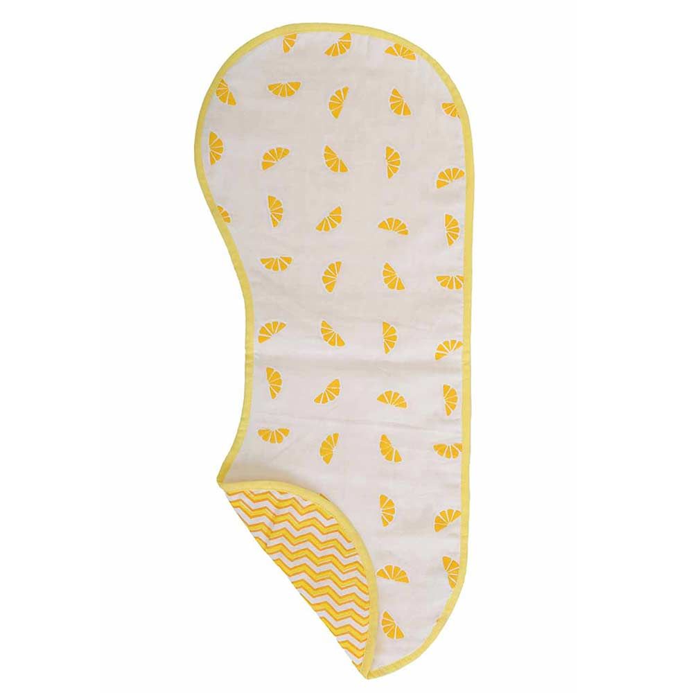 Mi Dulce An'ya - Reversible Burp Cloth - Yellow