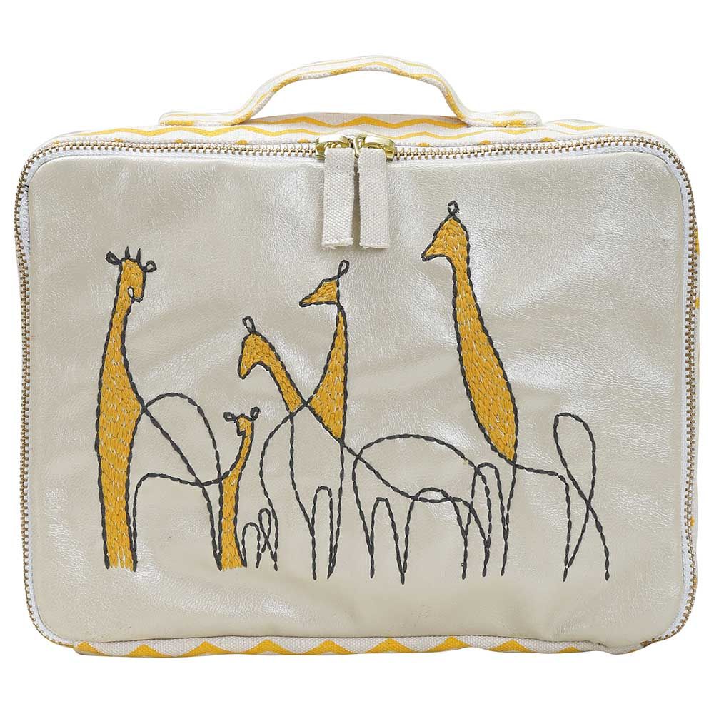 Mi Dulce An'ya - Giraffe Embroidered Lunch Bag