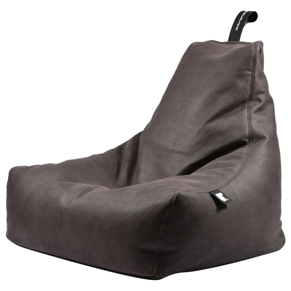 Extreme Lounging - Mighty Leather Bean Bag - Slate