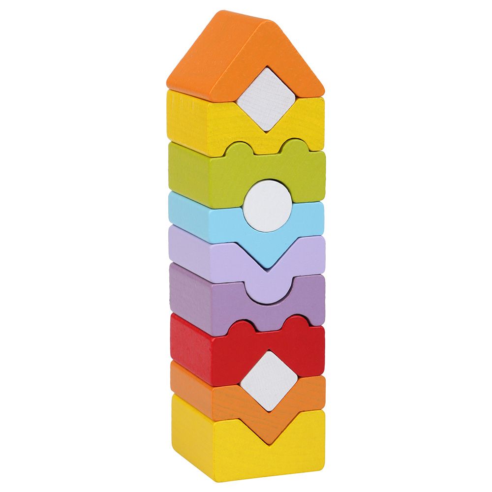 Cubika - Wooden Building Tower 12pcs