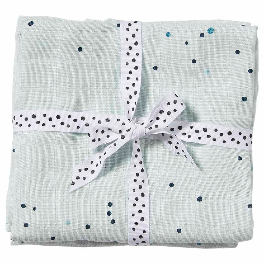 Done By Deer - Burp Cloth, Pack Of 2 - Dreamy Dots, Blue