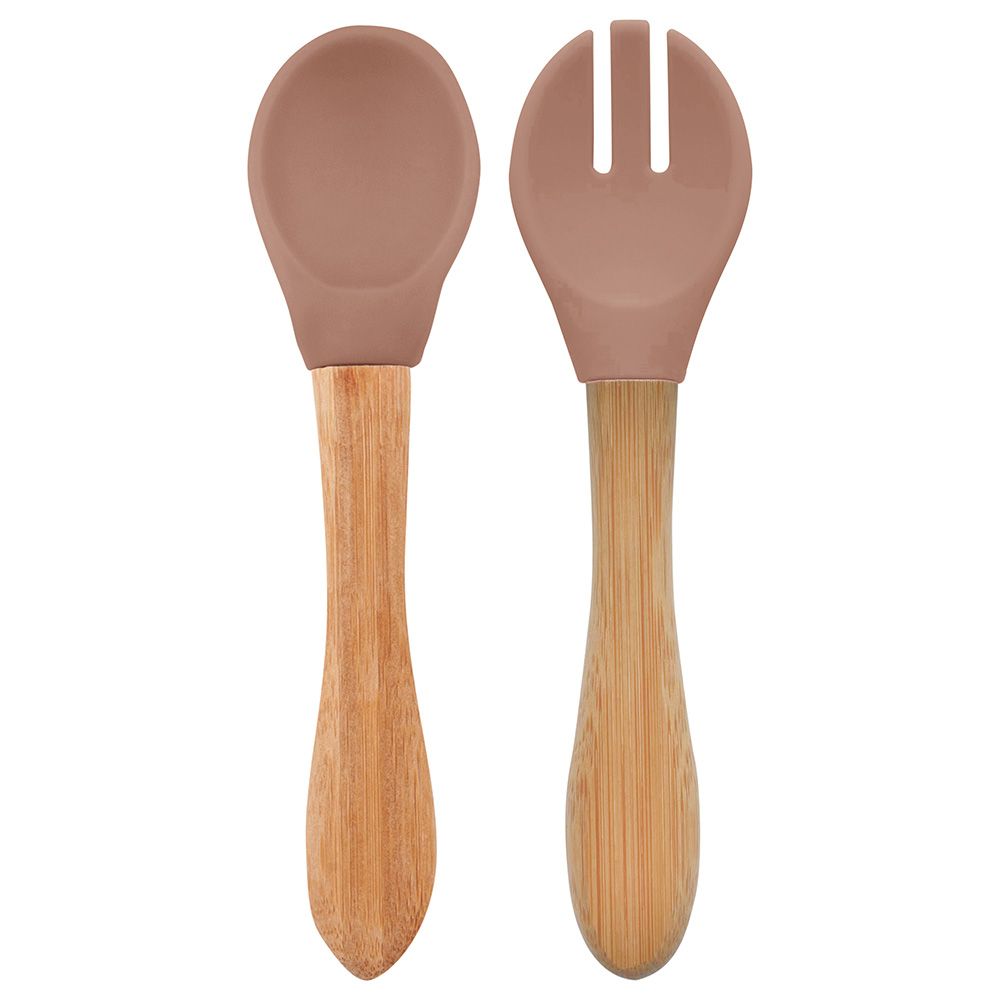 Minikoioi - Dig In Spoon & Fork - Woody Brown