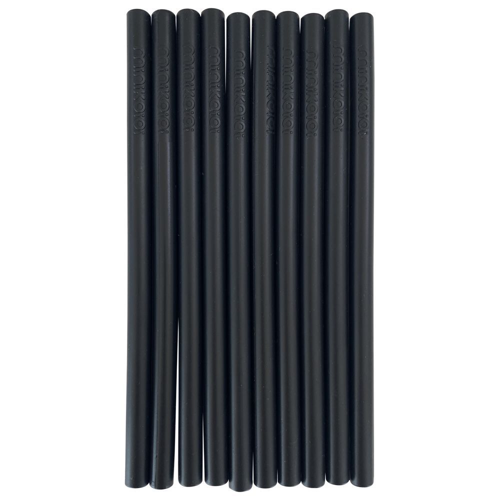 Minikoioi - Straws - Pack of 10 - Bitter Black