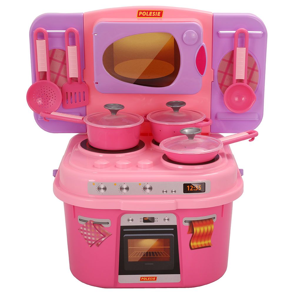 Polesie - Kitchen Playset - Pink