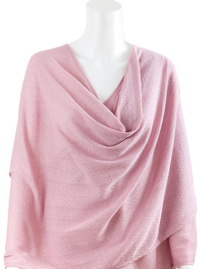 Bebitza - Textured Knit Nursing Cover - Pink