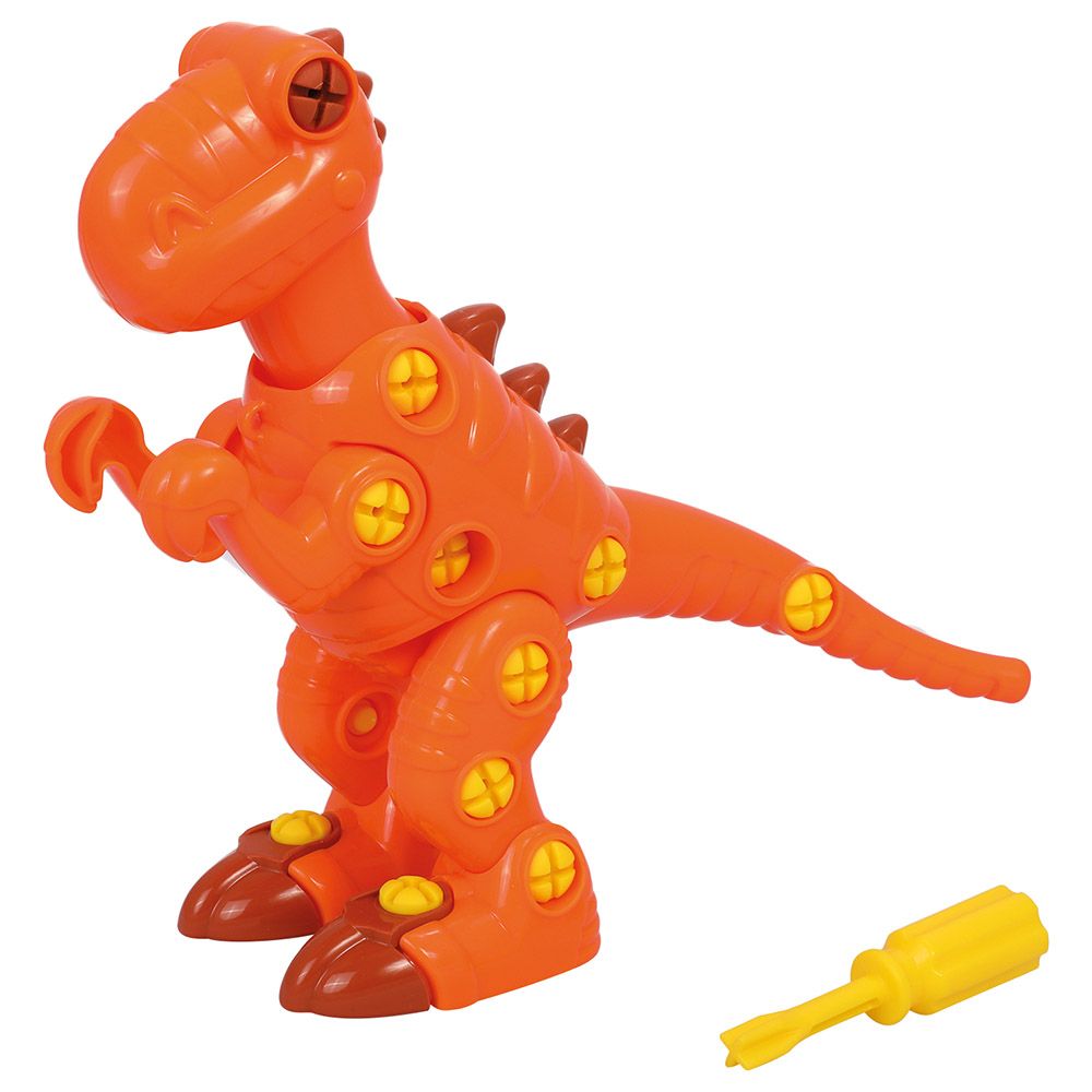 Polesie - Tyrannosaur Dinosaur Construction Set - Orange