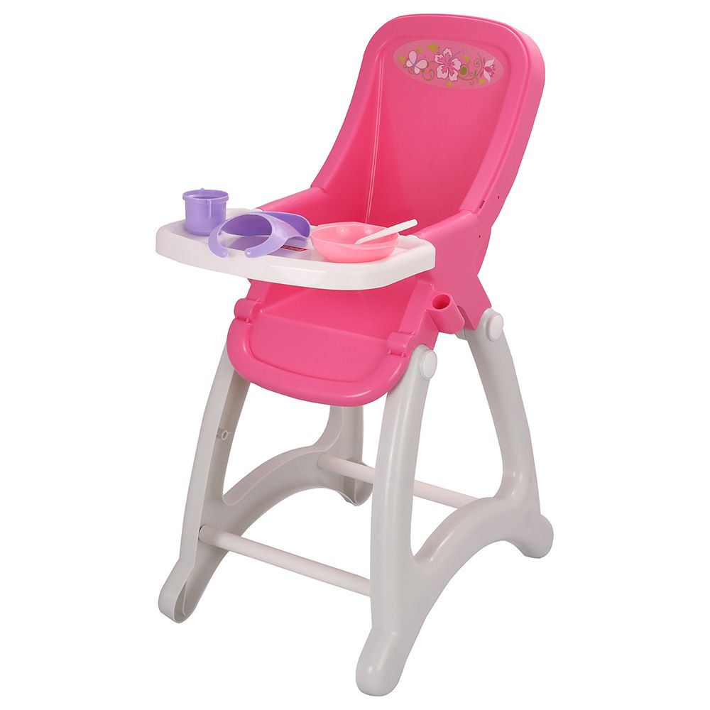 Polesie - Doll's High Chair - Pink