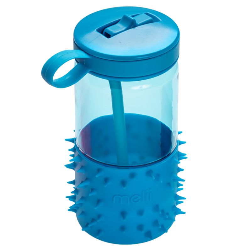 Melii - Spikey Water Bottle - 17Oz - Blue