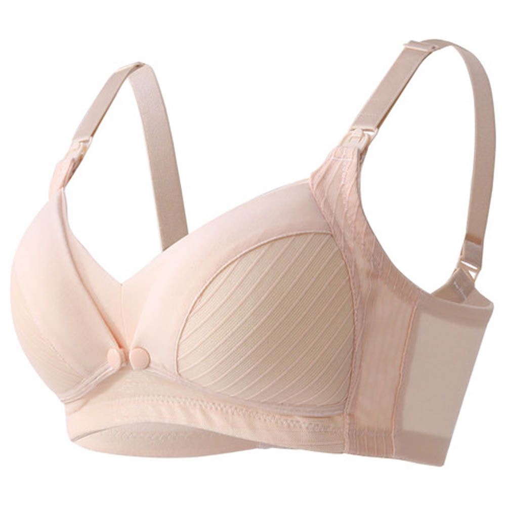 Okus - Comfy Cotton Maternity & Nursing Bra - Beige