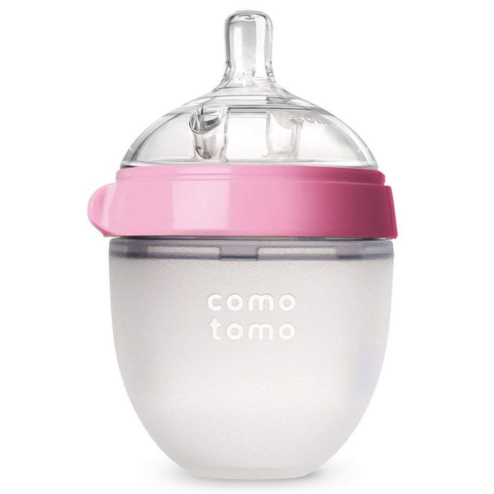 Comotomo - Natural Feel Baby Bottle 150ml - Pink