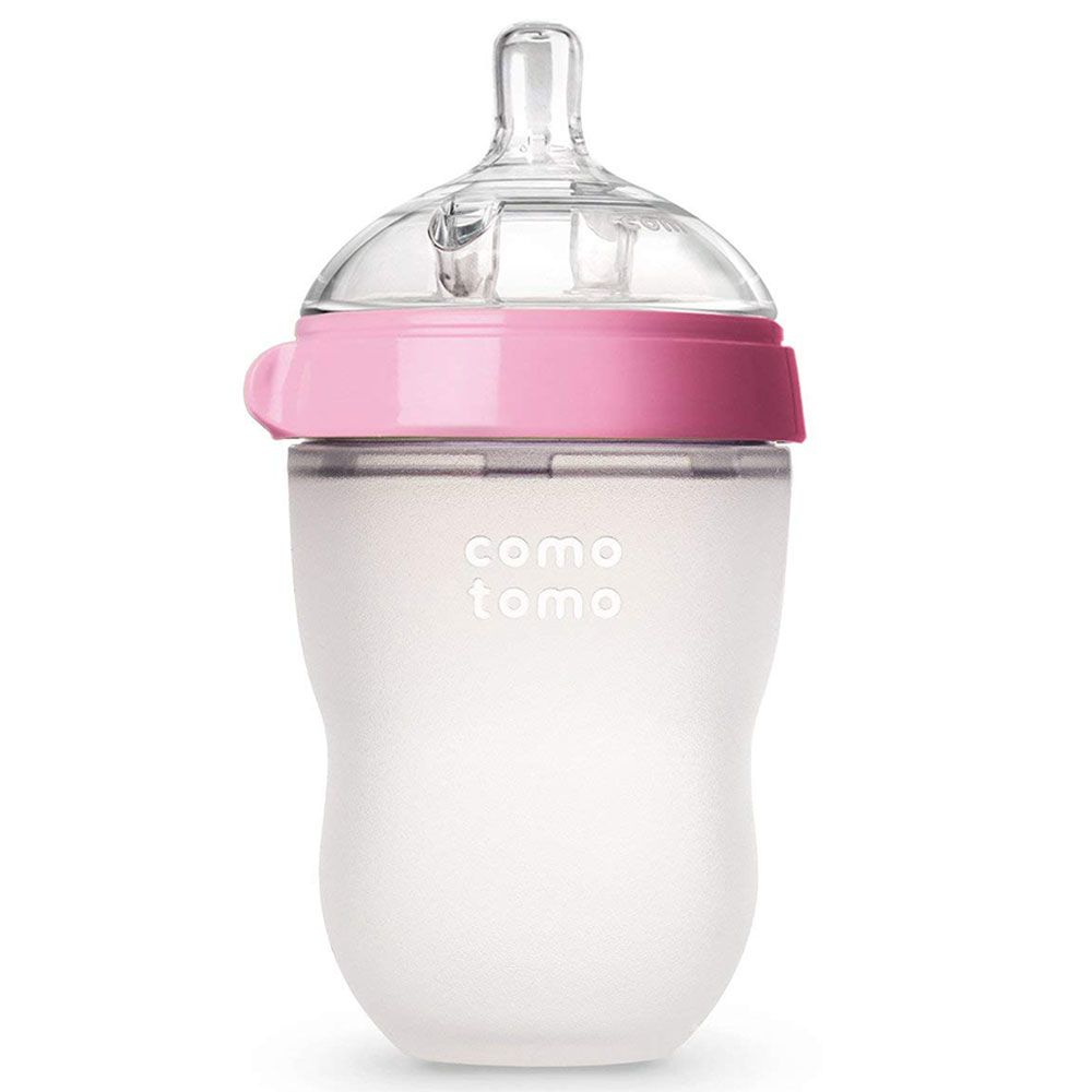 Comotomo - Natural Feel Baby Bottle 250ml - Pink