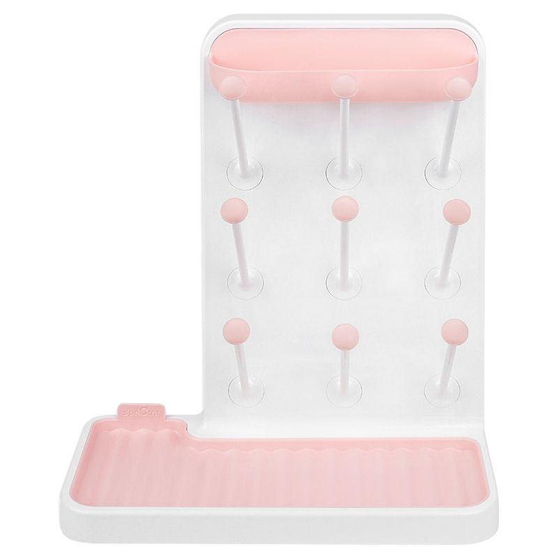 Spectra Baby - Feeding Bottle Drying Rack - Macaron Pink