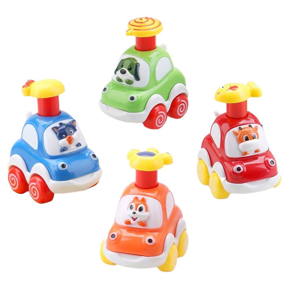 Mumfactory - Baby Toys Animal Cars - Pack of 4