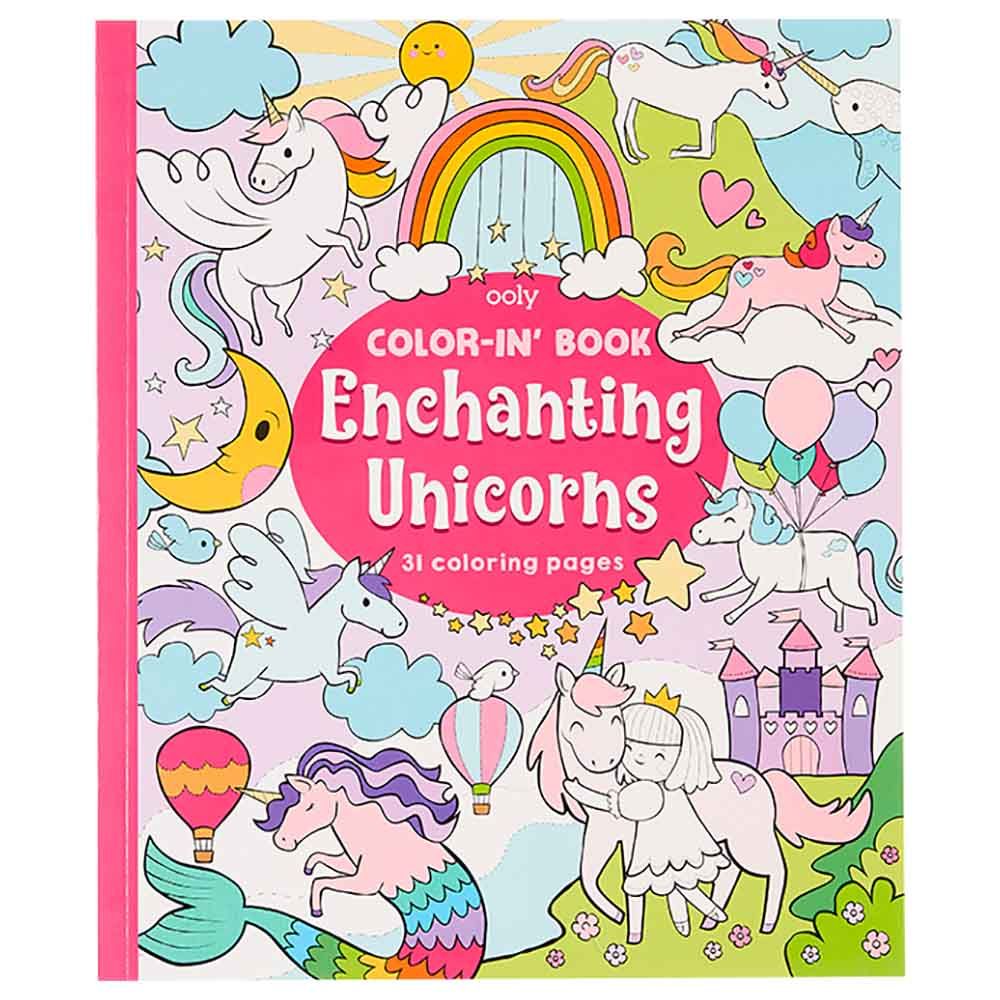 Ooly - Colouring Book - Enchanting Unicorns