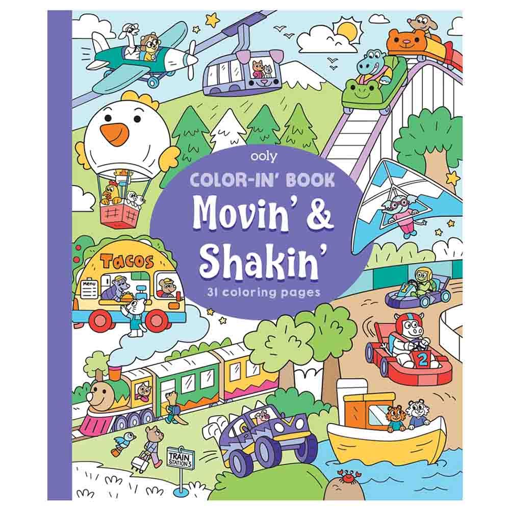 Ooly - Colouring Book - Movin' & Shakin'