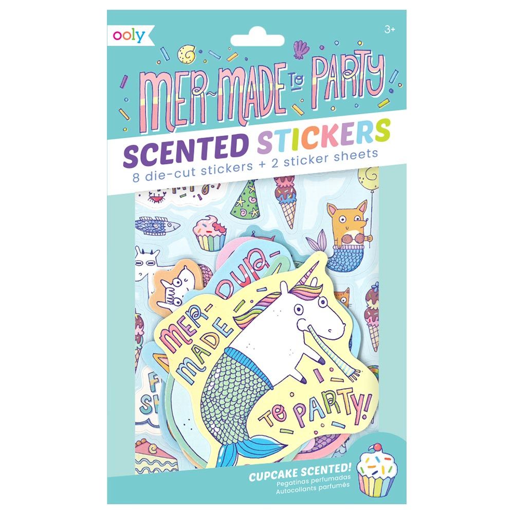 Ooly - Scented Scratch Stickers - Mer-Made To Party 