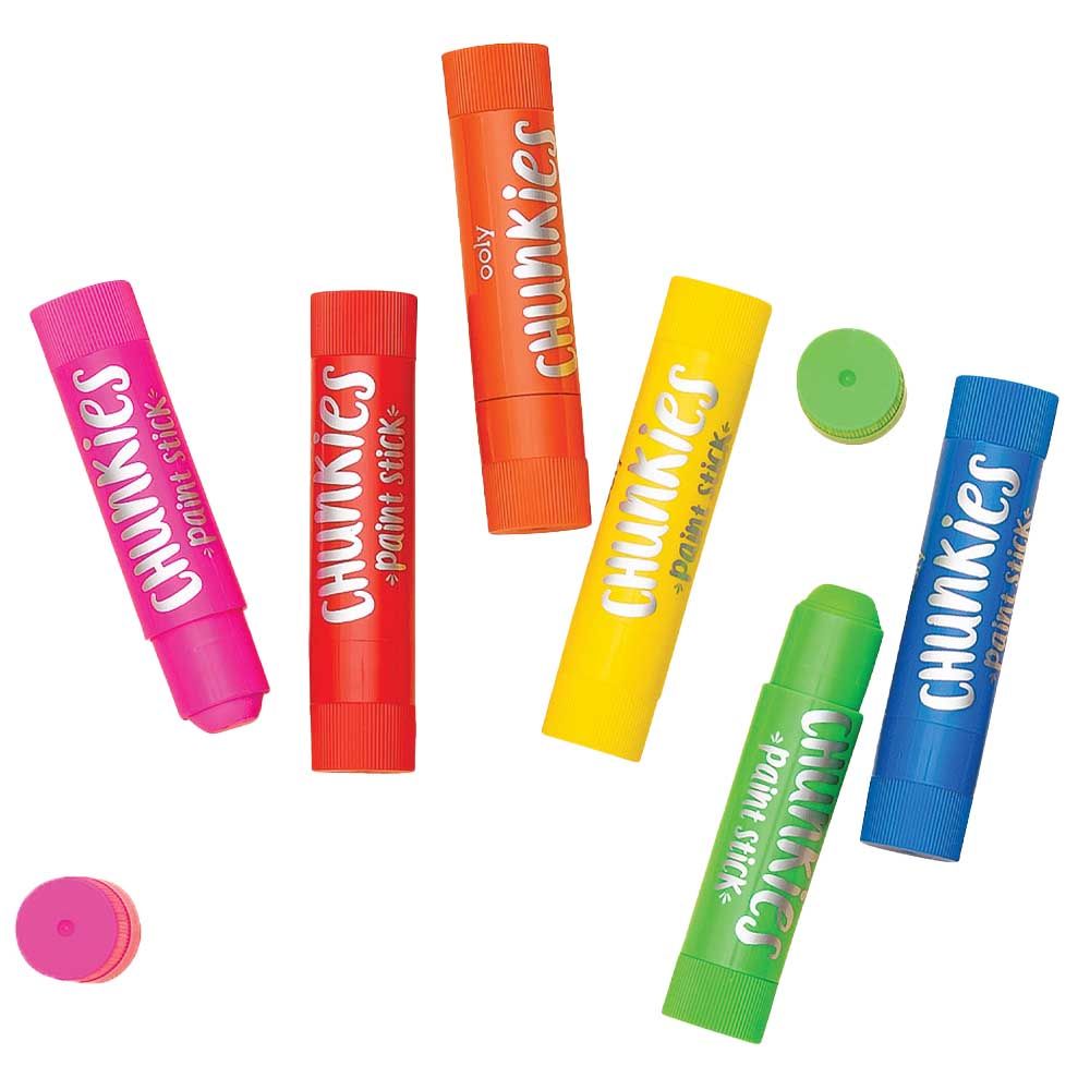 Ooly - Chunkies Paint Sticks - Set of 6 - Classic