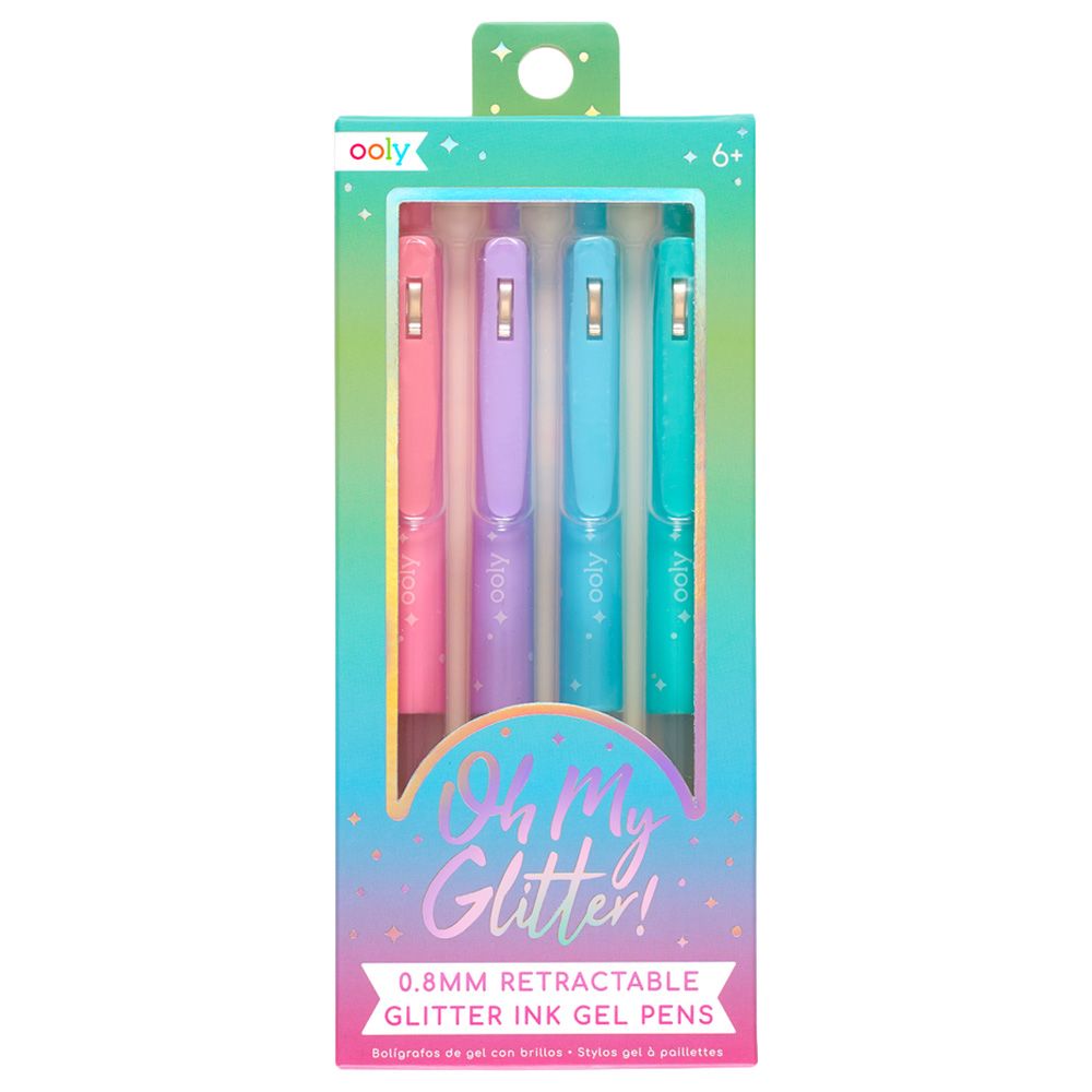 Ooly - Oh My Glitter! Gel Pens - Set Of 4