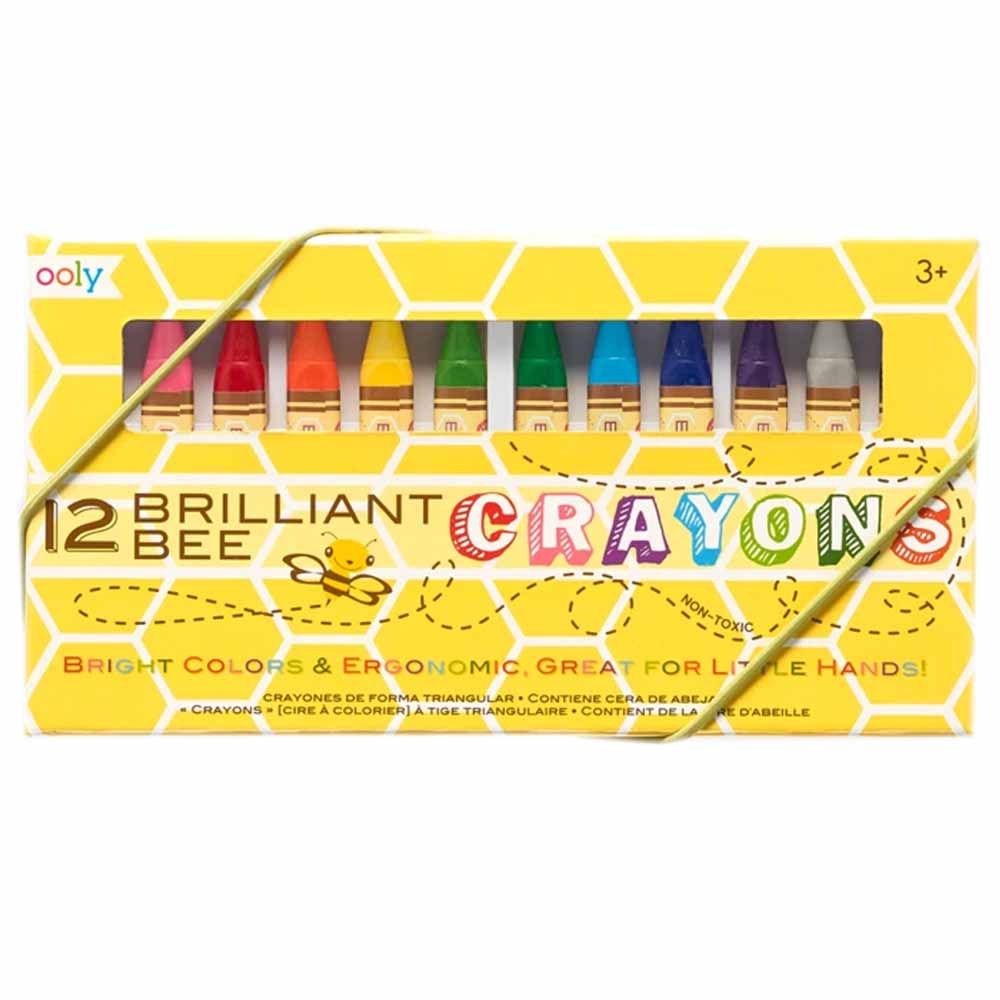 Ooly - Brilliant Bee Crayons - Set of 12