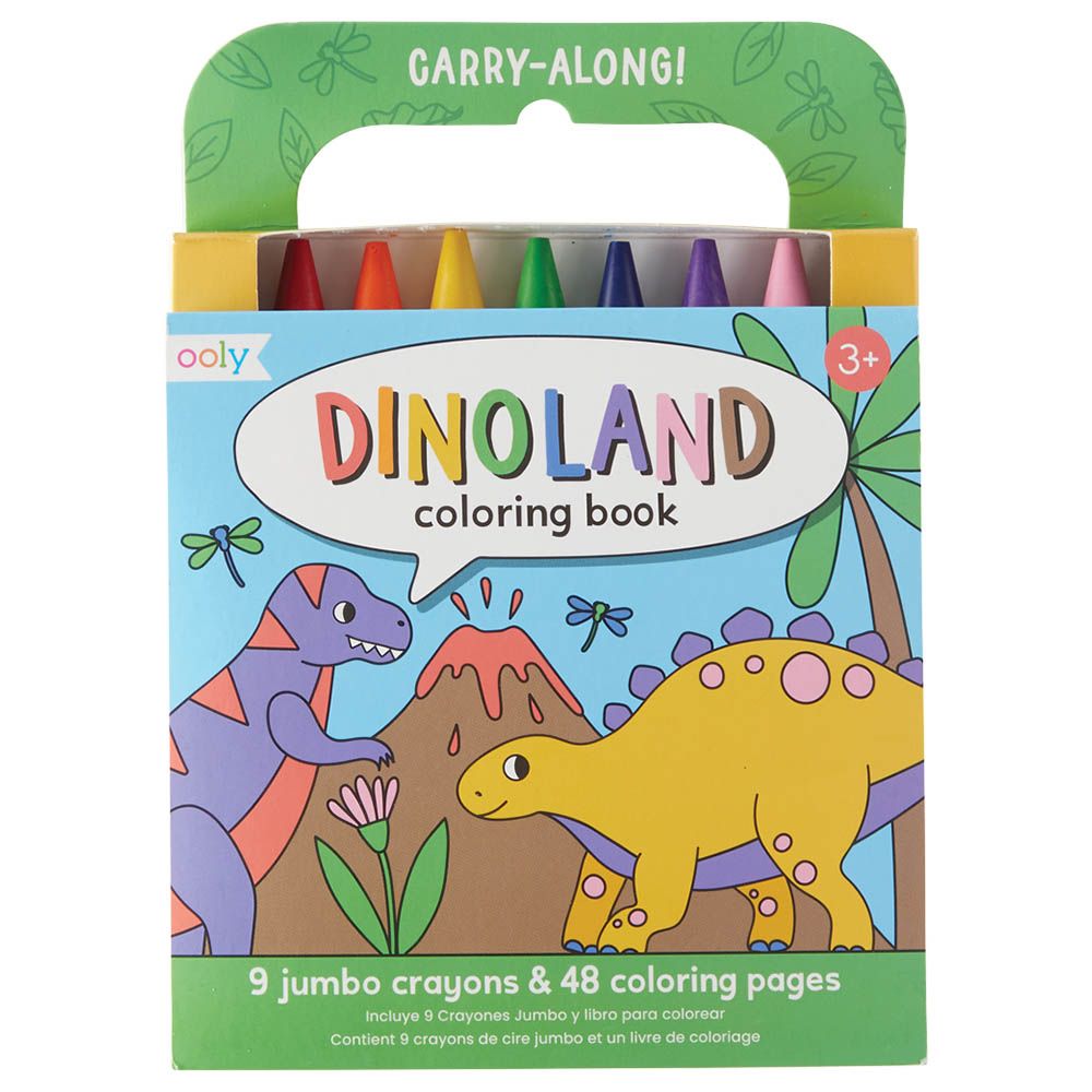 Ooly - Carry Along Colouring Book - Dinoland