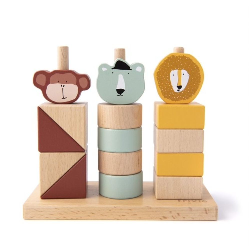 Trixie - Wooden Animal Blocks Stacker