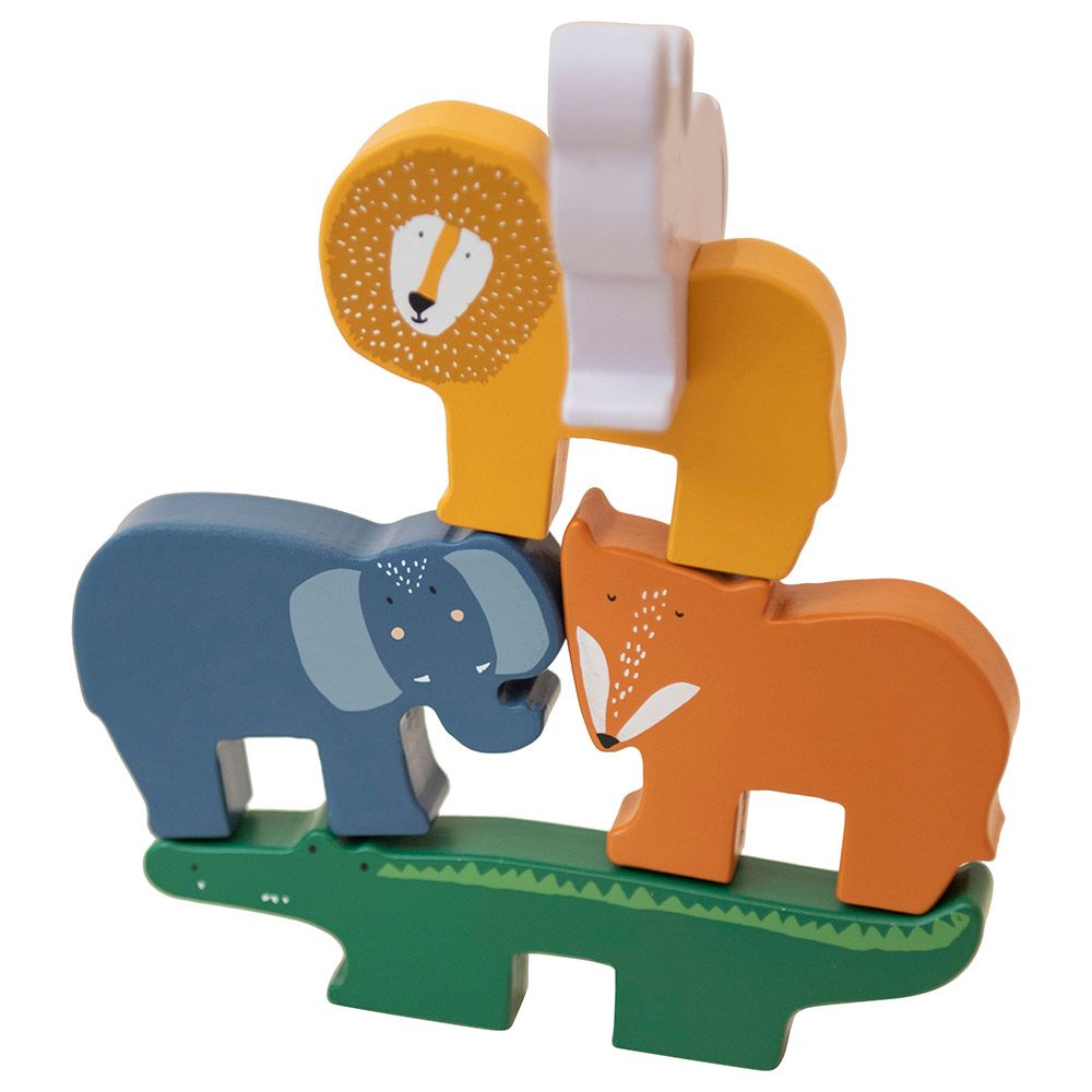 Trixie - Wooden Animal Stacking Game