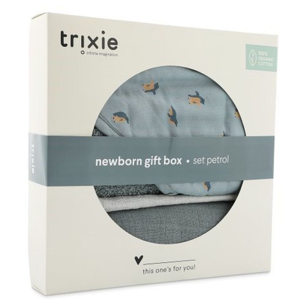 Trixie - Newborn Gift Box - Large - Peppy Penguins