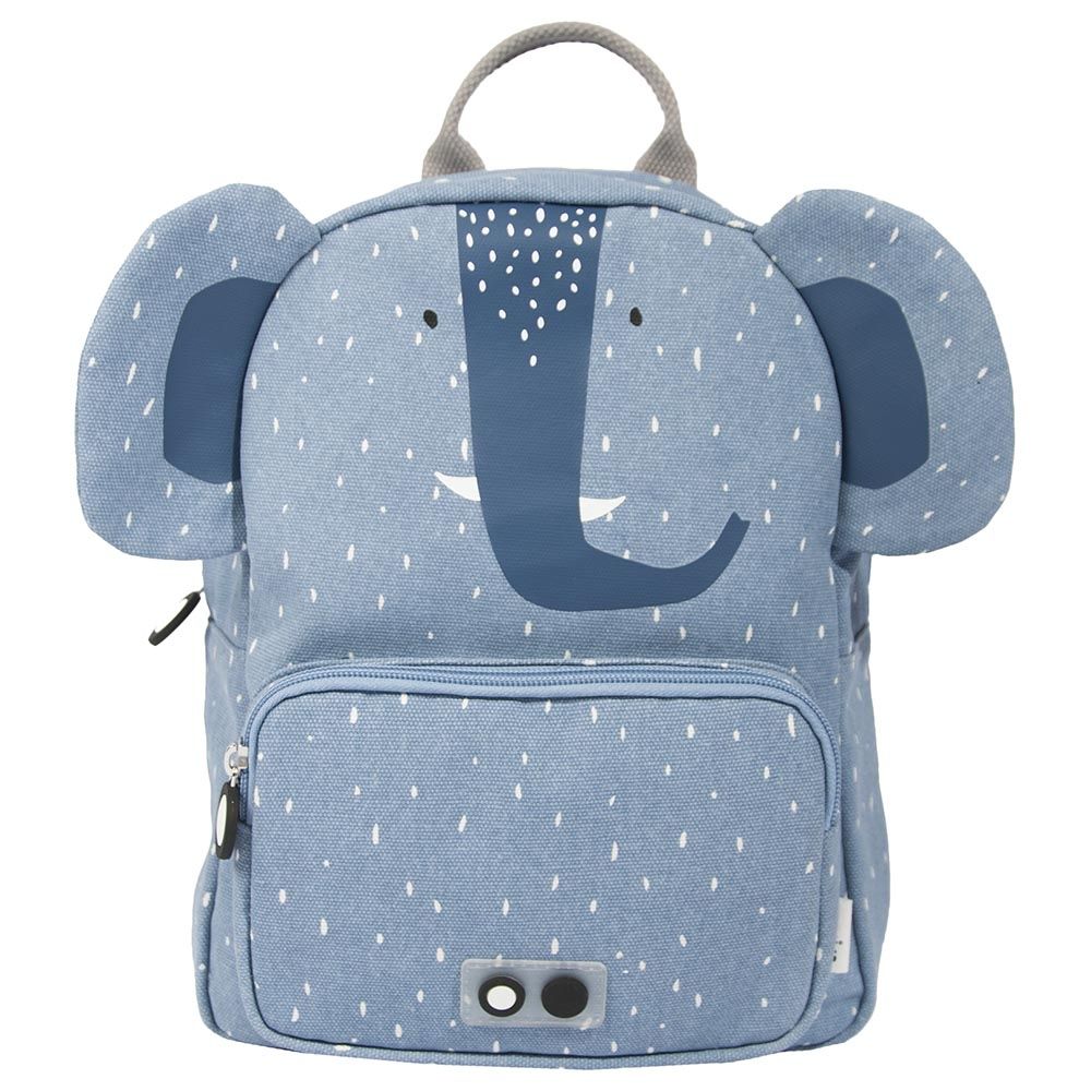 Trixie - Backpack Mrs. Elephant - Blue - 12 Inch