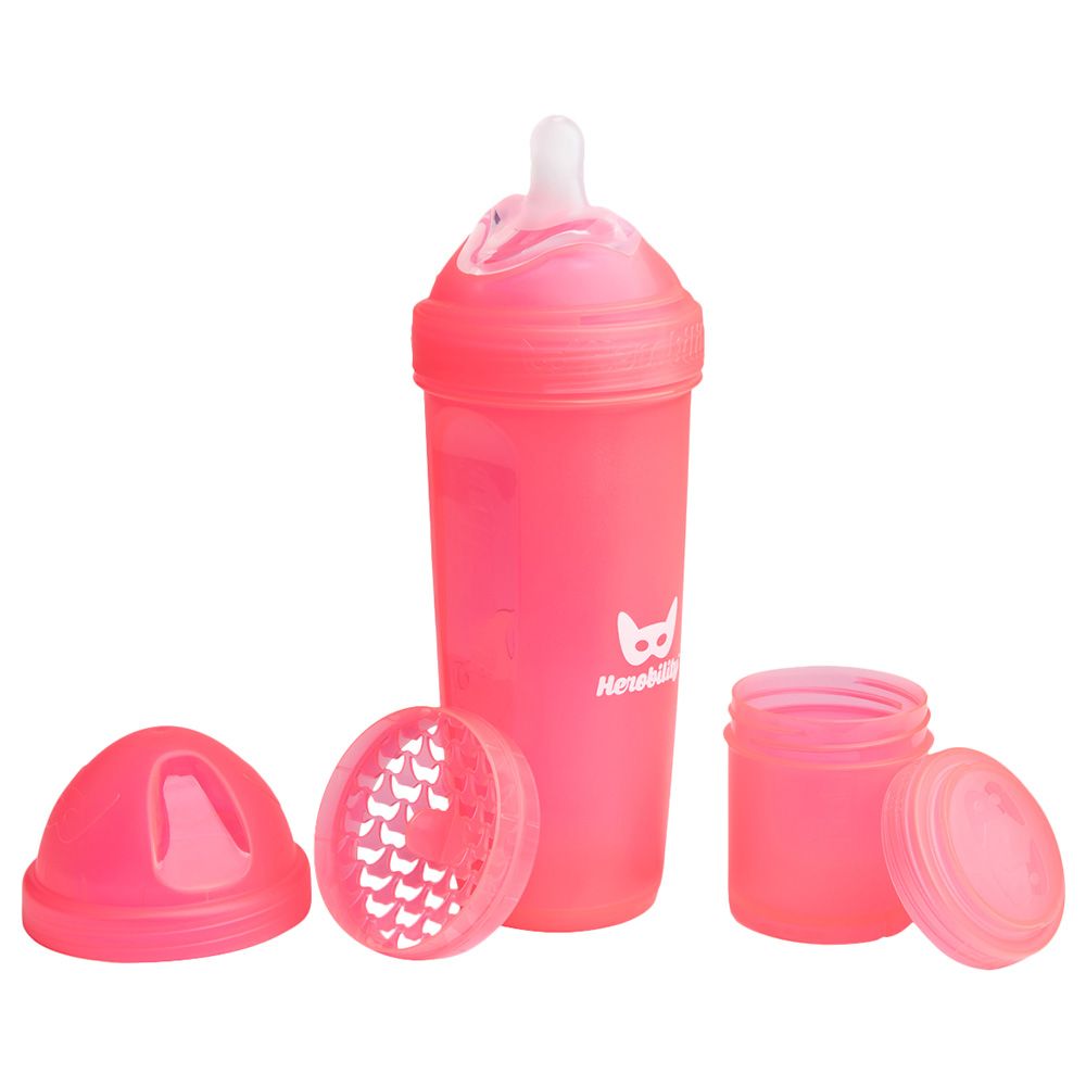 Herobility - Baby Bottle 340ml - Coral