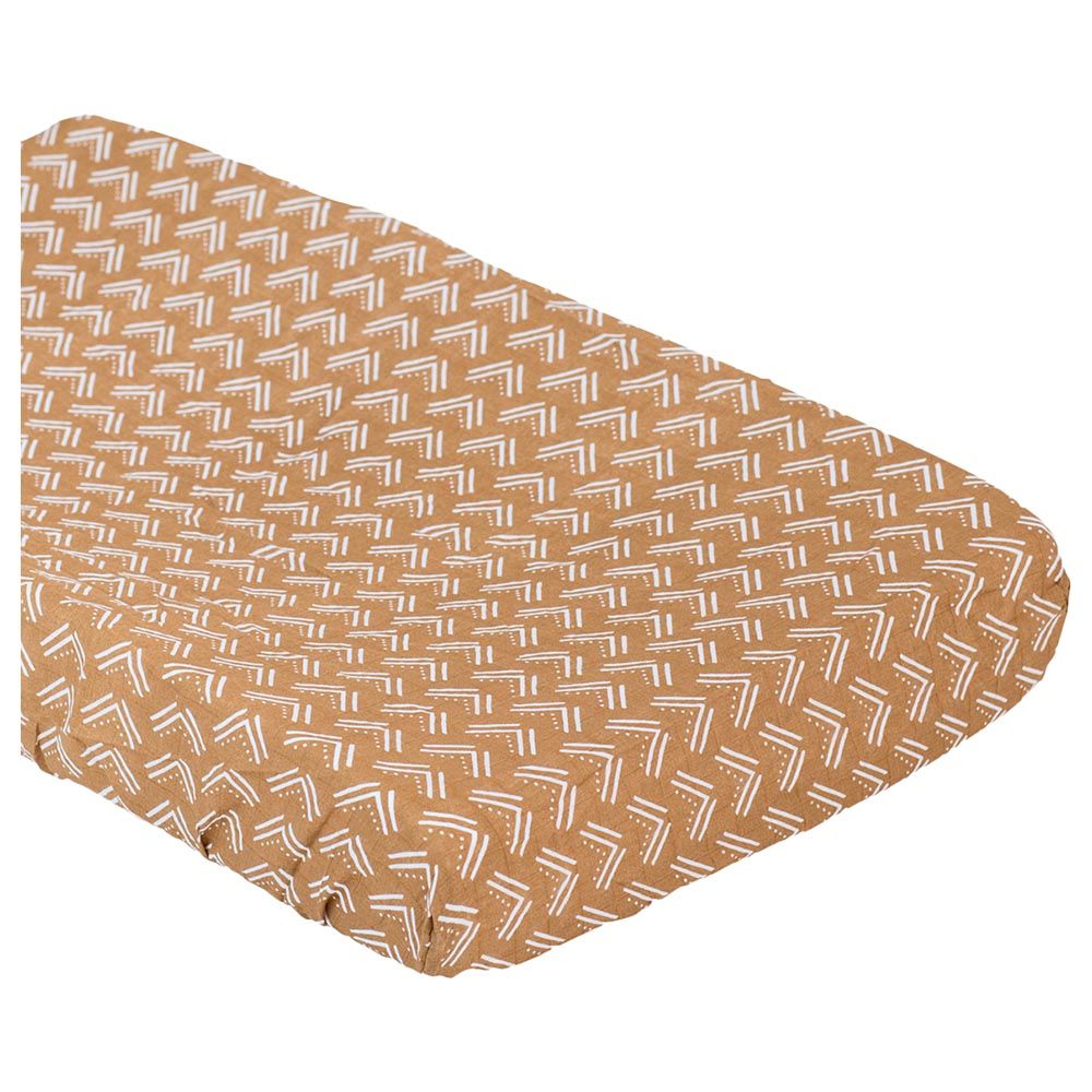 Lulujo - Muslin Change Pad Cover 80 x 40 cm - Mudcloth