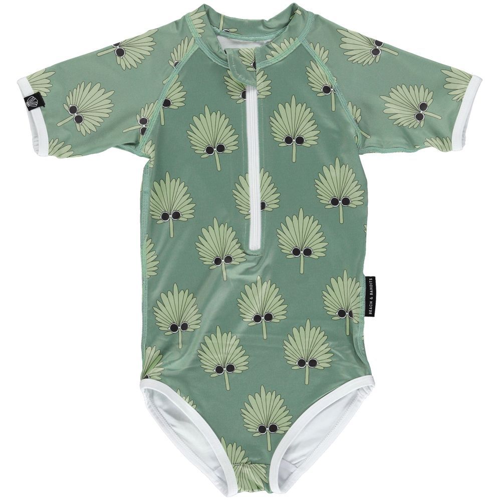 Beach & Bandits - Let it Leaf Swimsuit - Short Sleeve