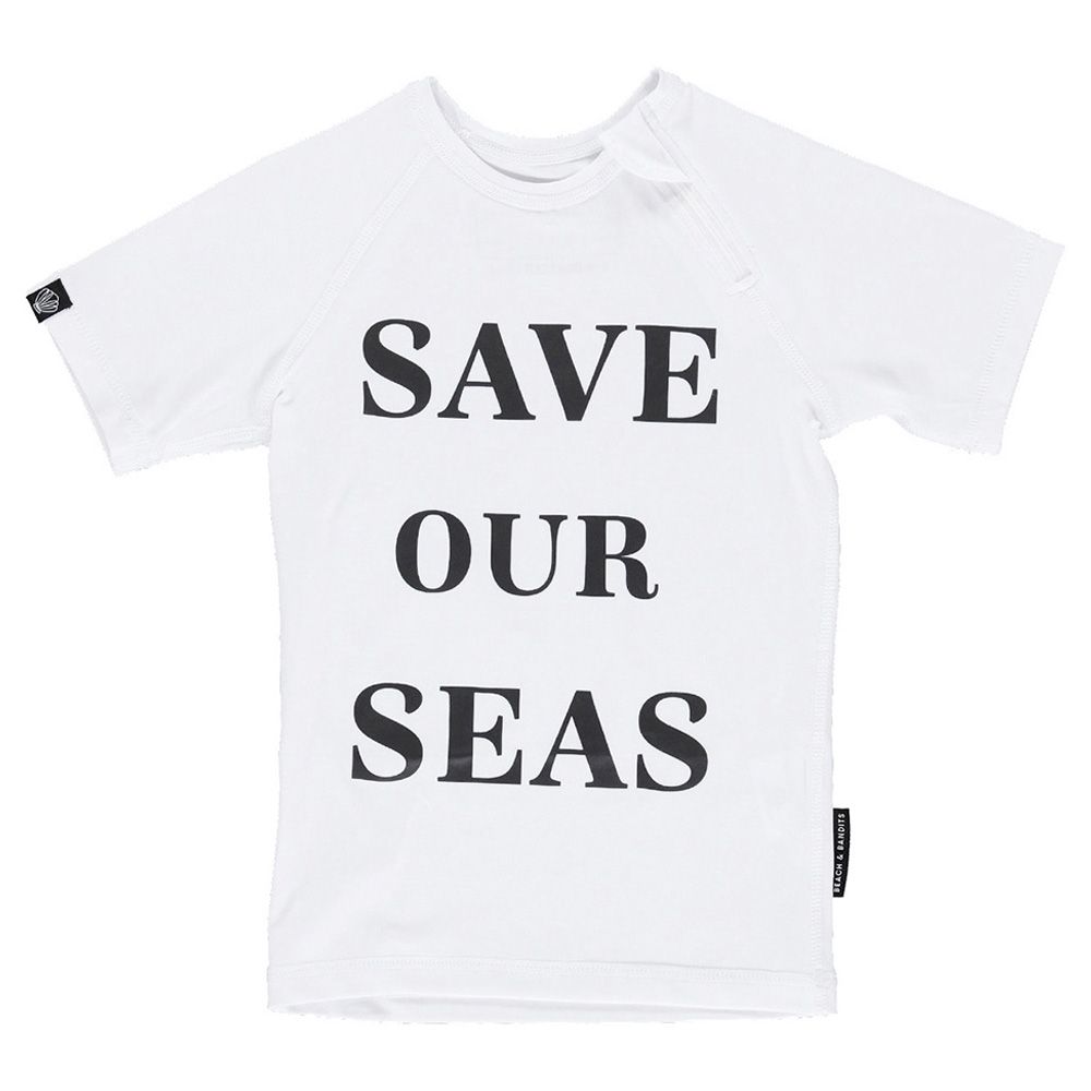 Beach & Bandits - Save Our Seas Tee - White