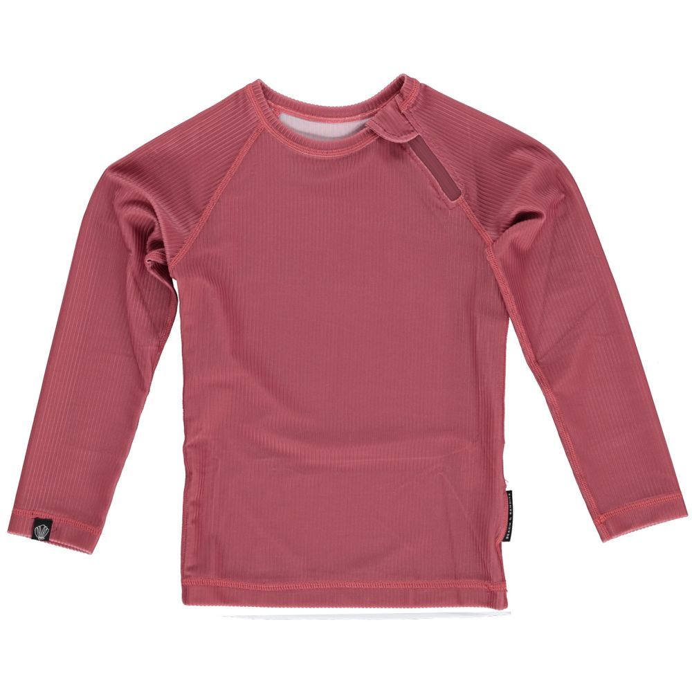 Beach & Bandits - Garnet Ribbed Tee - Long Sleeve