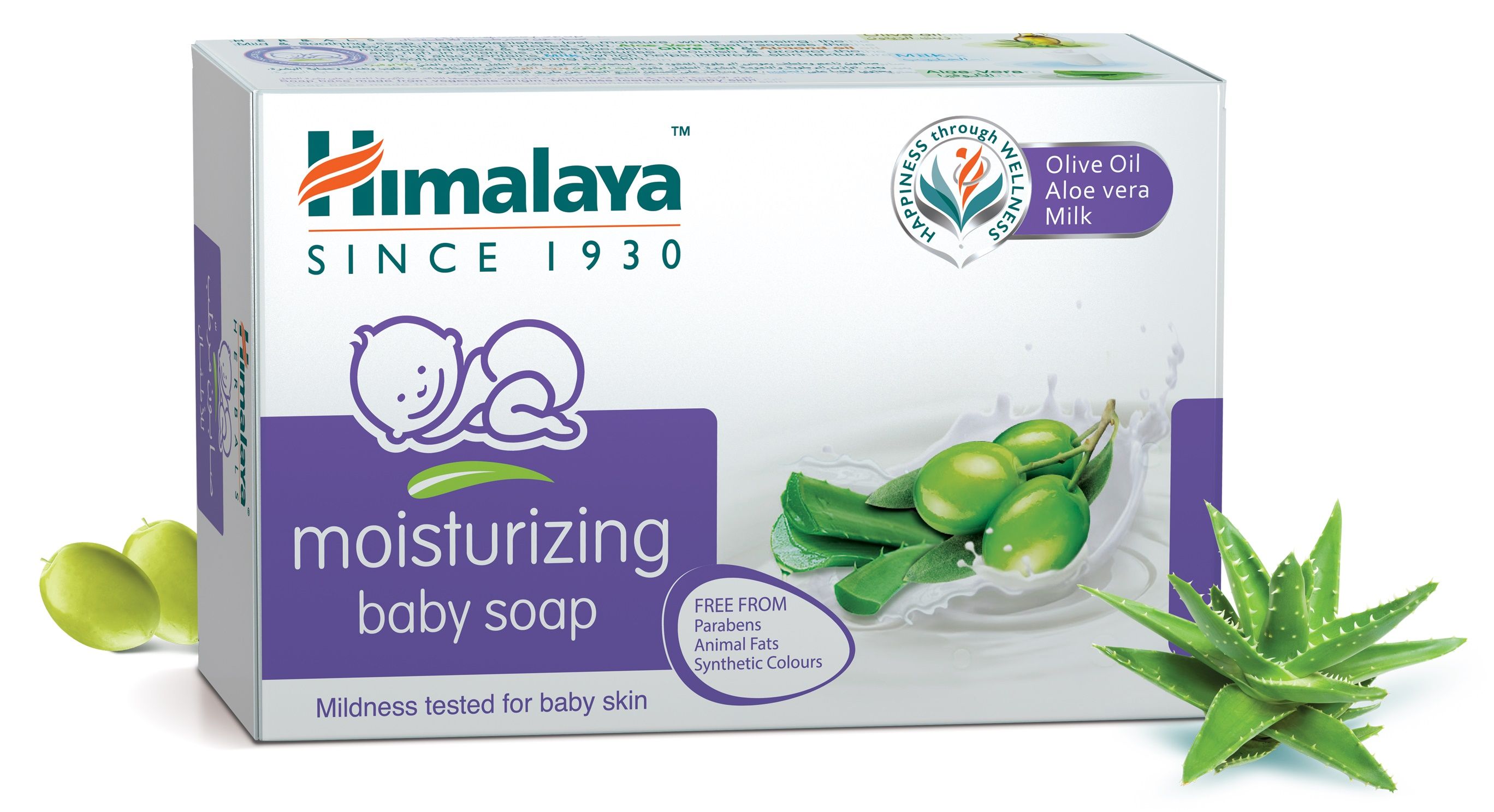 Himalaya Herbals - Moisturizing Baby Soap 125g (Pack of 6)