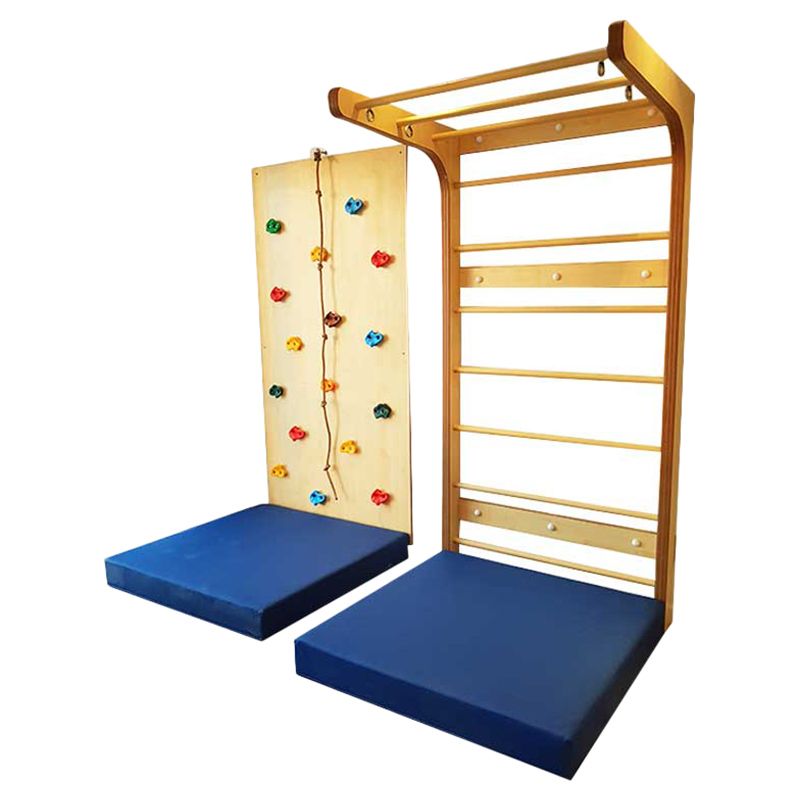 MK - Swedish Wall & 1 Panel Climbing Wall Set w/ Safety Mattress