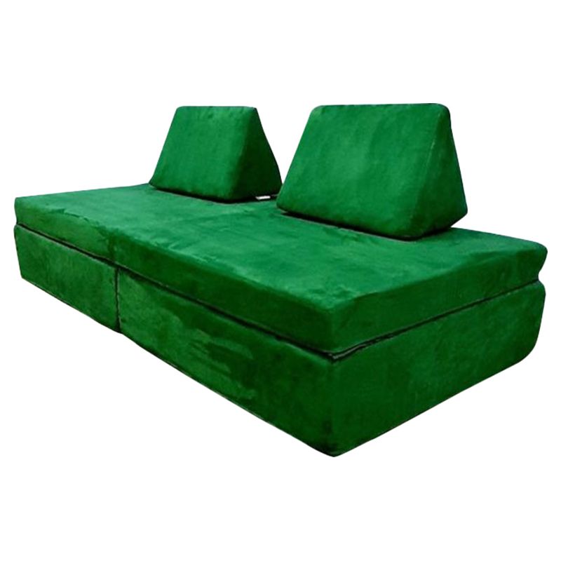 Moon Kids - Play Sofa - Green Suede