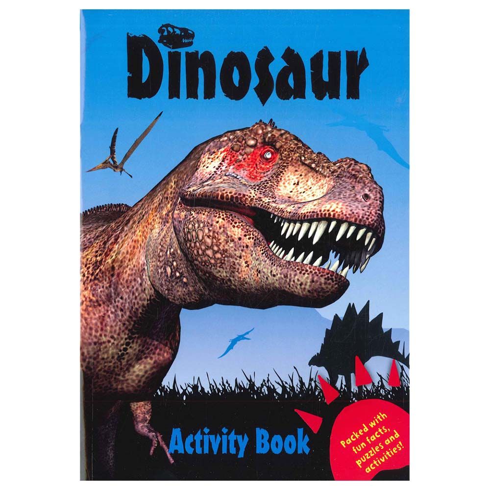 Dinosaur Activity Book - Blue