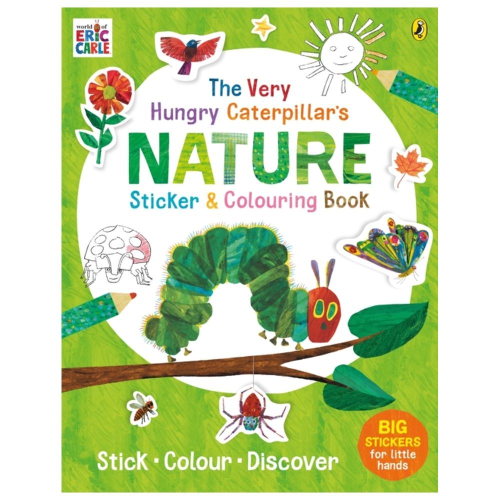 كتاب The Very Hungry Caterpillar's Nature Sticker And Colouring Book