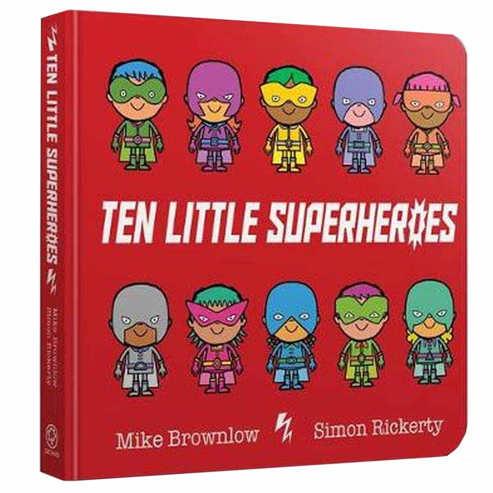 Ten Little Superheroes Board Book