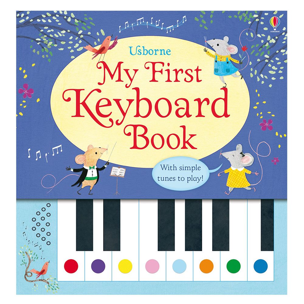 كتب أسبورن-  كتاب الأطفال التفاعلي "My First Keyboard Book"