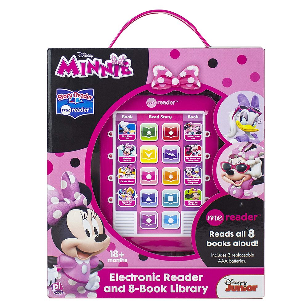 Minnie Electronic Reader & 8-Book Library