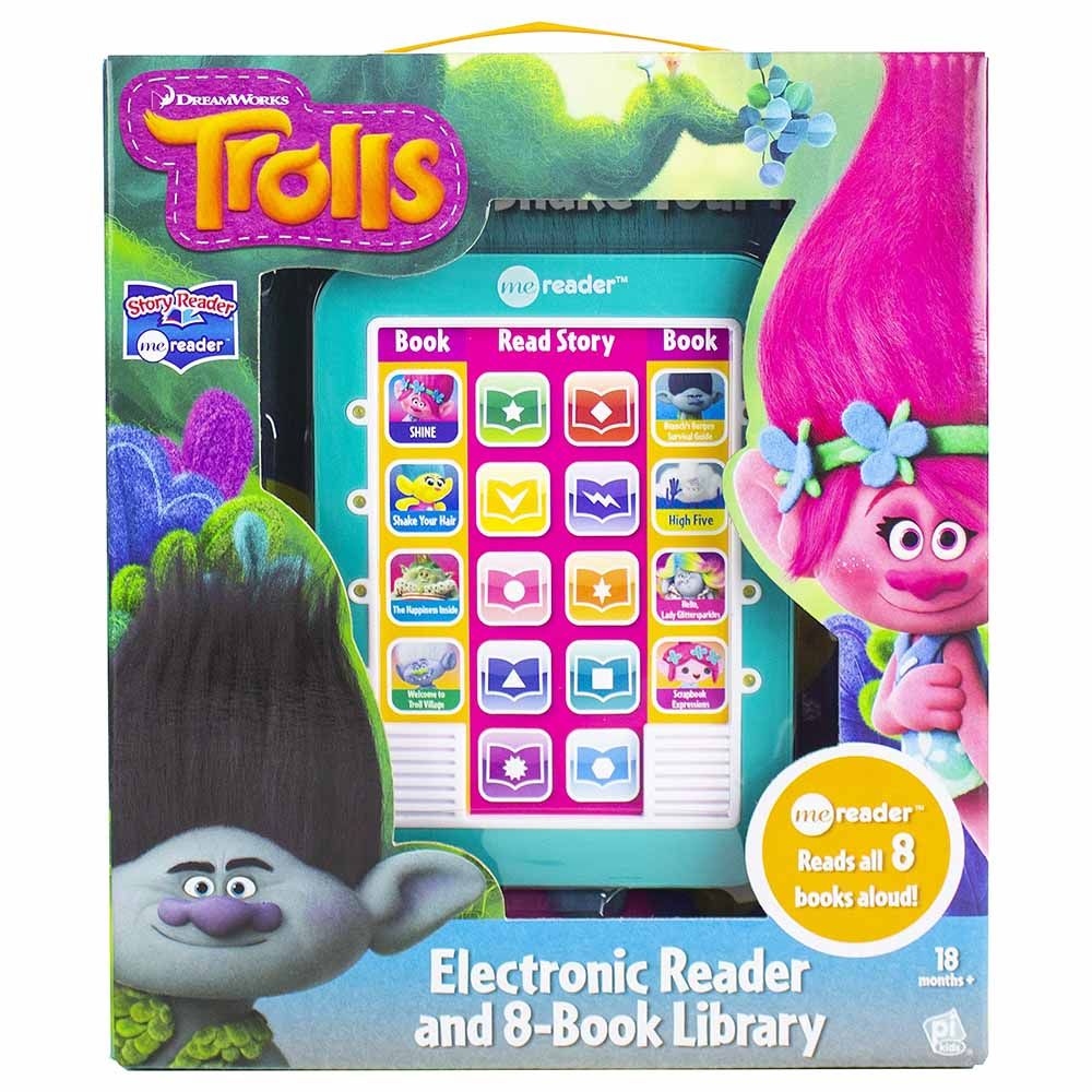 Dreamworks Troll Electronic Me Reader and 8-book Library