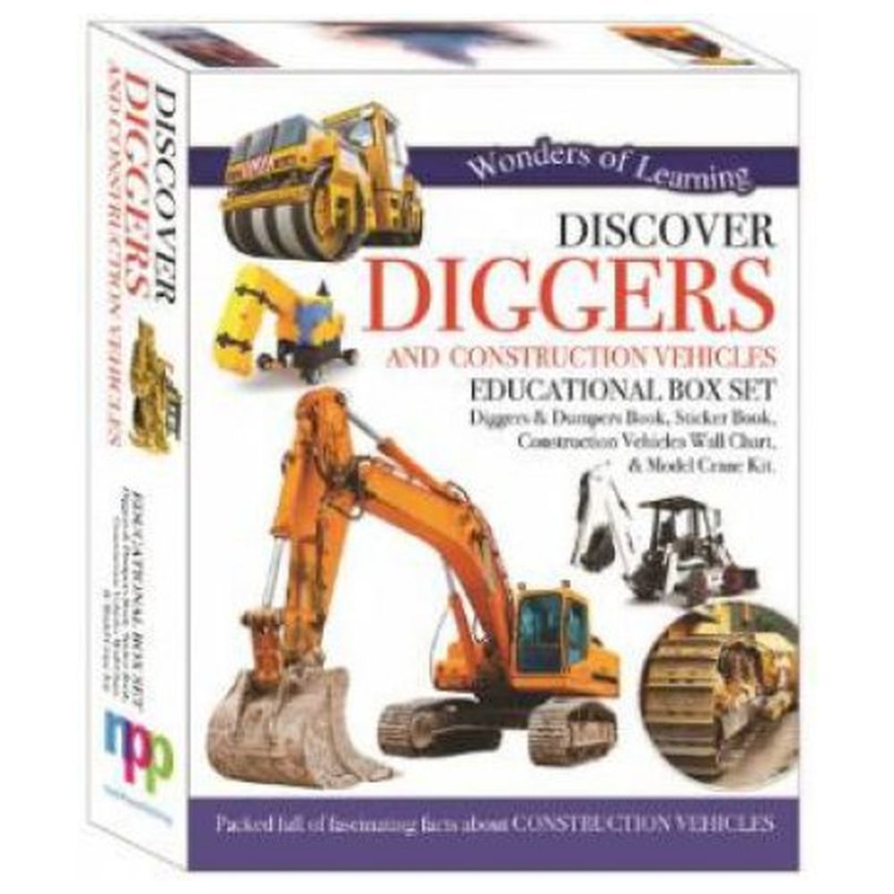 Wonders Of Learning Discover Diggers And Construction Vehicles