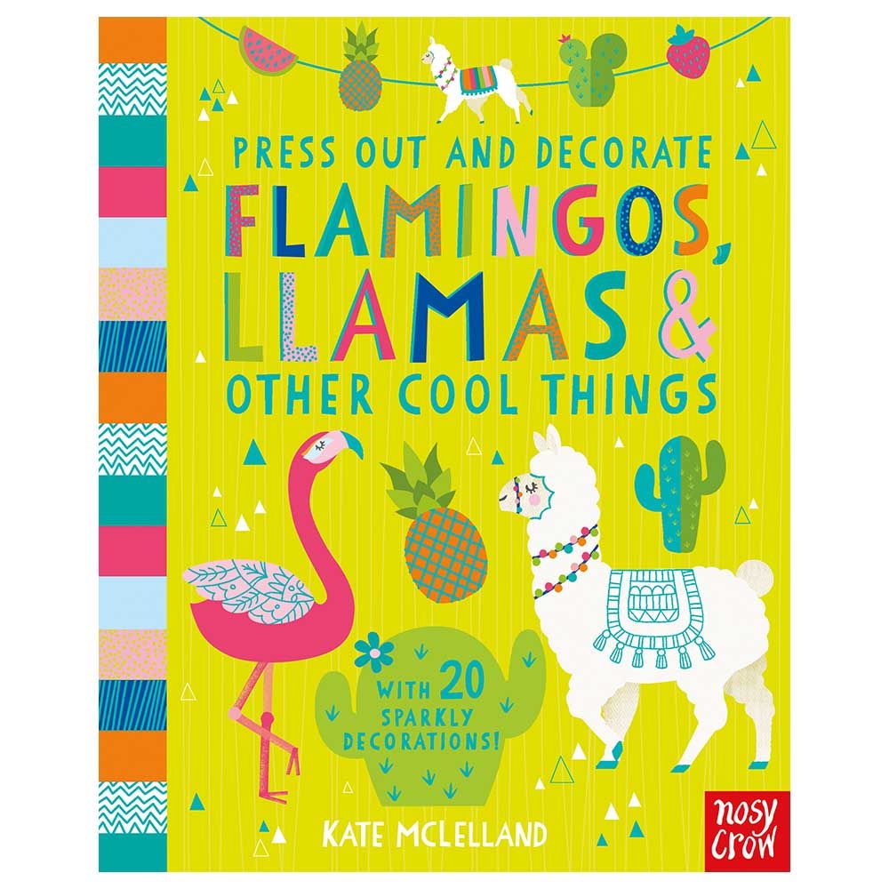 كتاب Press Out And Decorate Flamingos&Llamas 