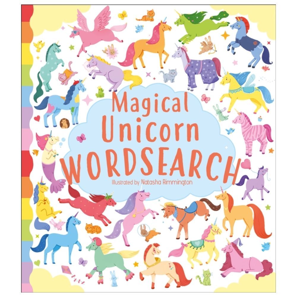 Magical Unicorn Wordsearch Activity Book