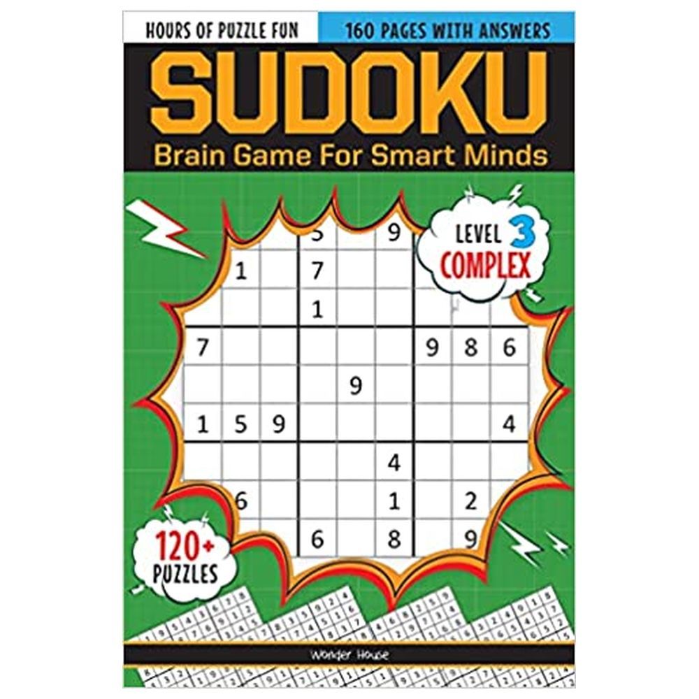 Sudoku - Brain Games For Smart Minds Level 3 Complex Brain Booster Puzzles