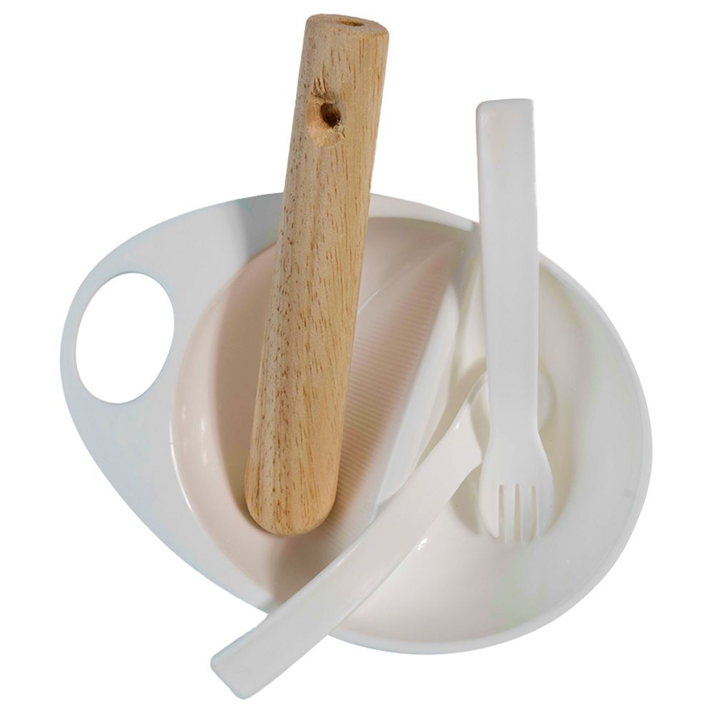 Tiny Hug - Feeding Set - White 