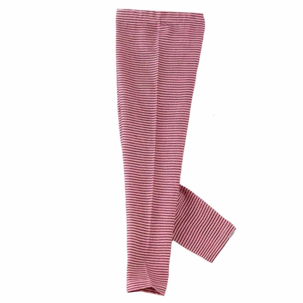 Jelliene - Girls Legging w/ Lurex Stripe - Pink